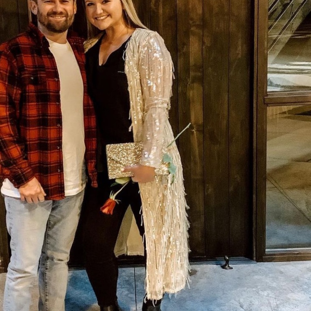 Sparkly Fringe Kimono